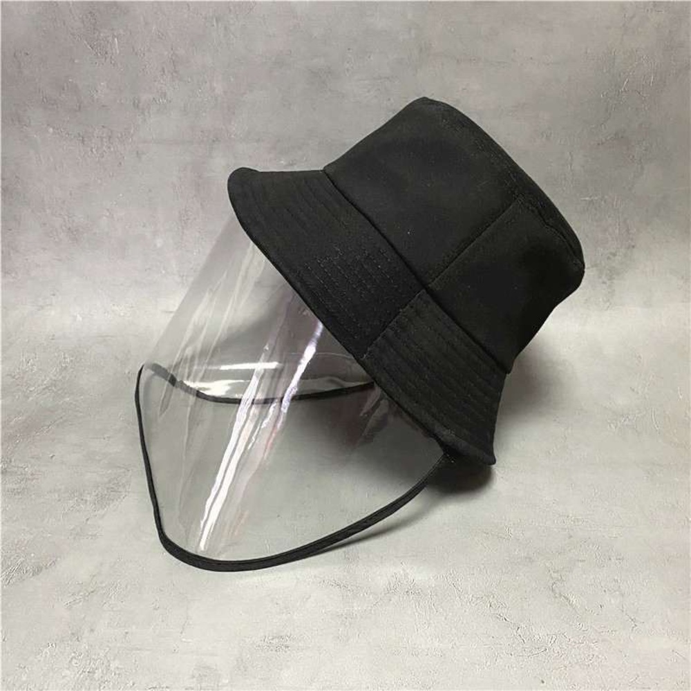 New Bucket Hat with Clear Shield